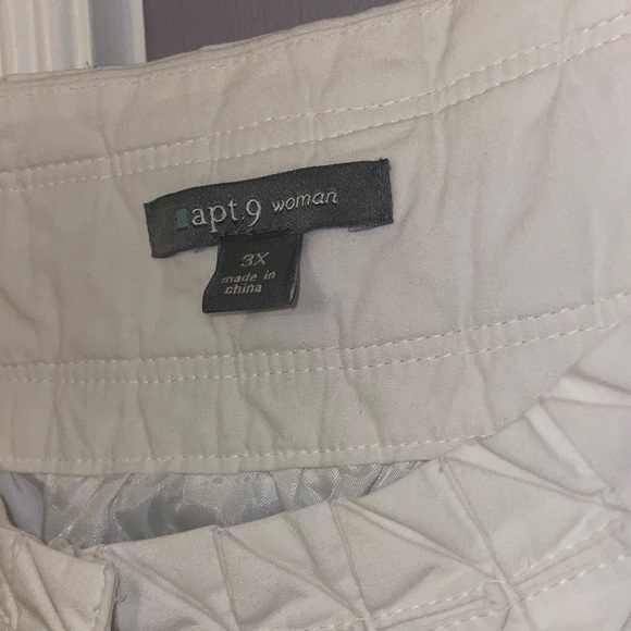 Women’s cream Apt9 top size 3x - Picture 2 of 4
